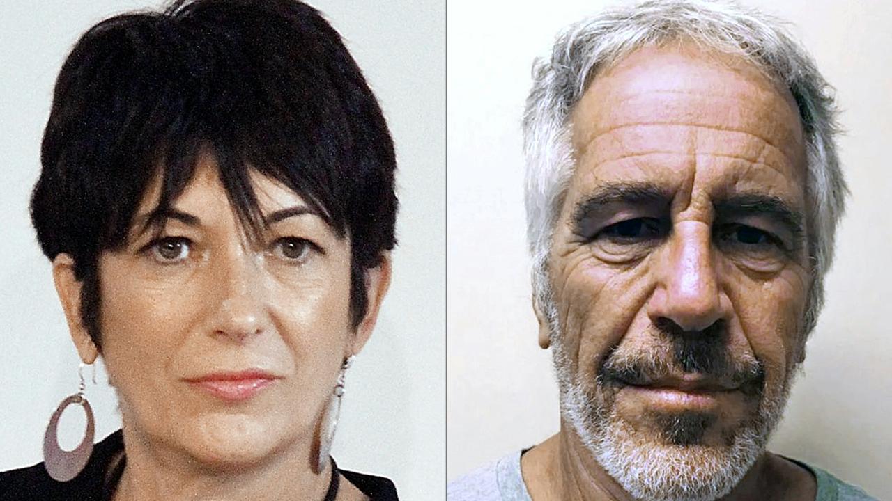 Ghislaine Maxwell (left) has been accused of procuring underage girls for disgraced US financier Jeffrey Epstein. Picture: Laura Cavanaugh/AFP