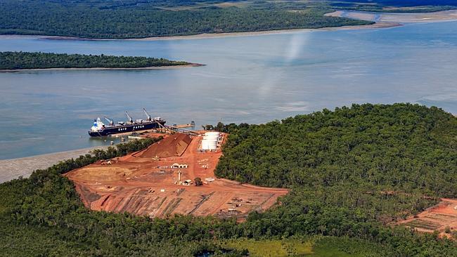 Port Melville, on the Tiwi Islands, is owned by Singapore-listed but Perth-based AusGroup. Picture: Amos Aikman.