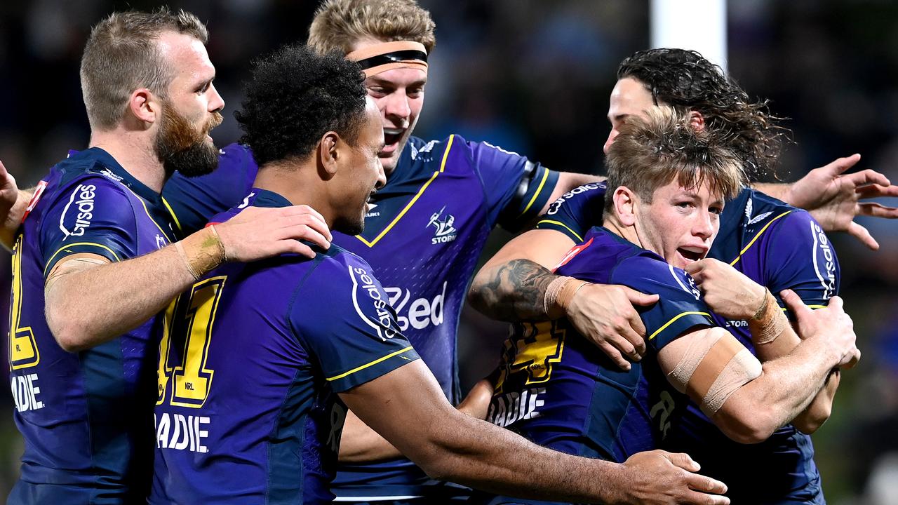 Melbourne Storm have won 18 straight games. Picture: Bradley Kanaris/Getty Images