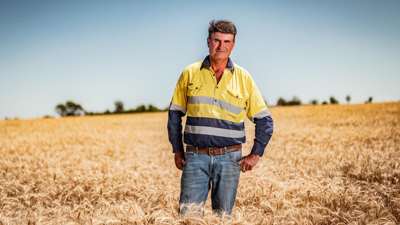 Duncan Young on his farm near Beverley in the West Australian Wheatbelt.