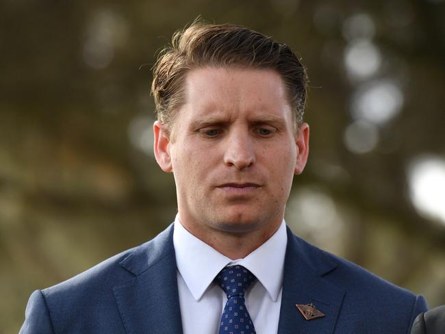 Liberal MP Andrew Hastie’s planned trip to China was blocked at the last minute. Picture: AAP