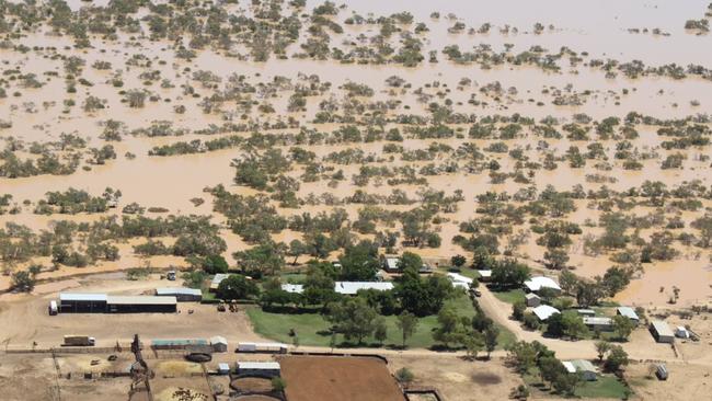 An aerial image of Davenport Downs, once the largest cattle station in Queensland. Photo: Paraway Pastoral Company