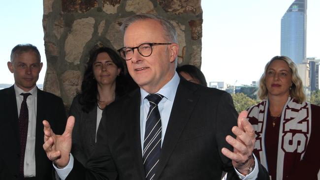 Prime Minister Anthony Albanese promised the port would be sold to an Australian company. Picture: NewsWire / Richard Gosling