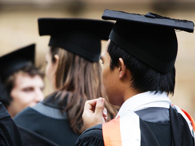 Generic picture of University of Sydney Students on graduation day 24 Apr 2009.