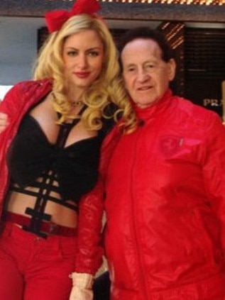 Geoffrey Edelsten and model Gabi Grecko.