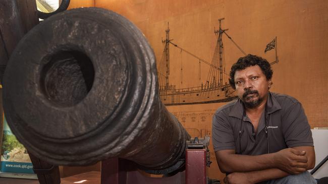 Harold Anthony Ludwick at the James Cook Museum in Cooktown in 2020. Photo: Brian Cassey