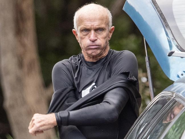 24-05-2024 - Jon Winfield pictured at Sharpes Beach on Friday. Picture: Liam Mendes / The Australian