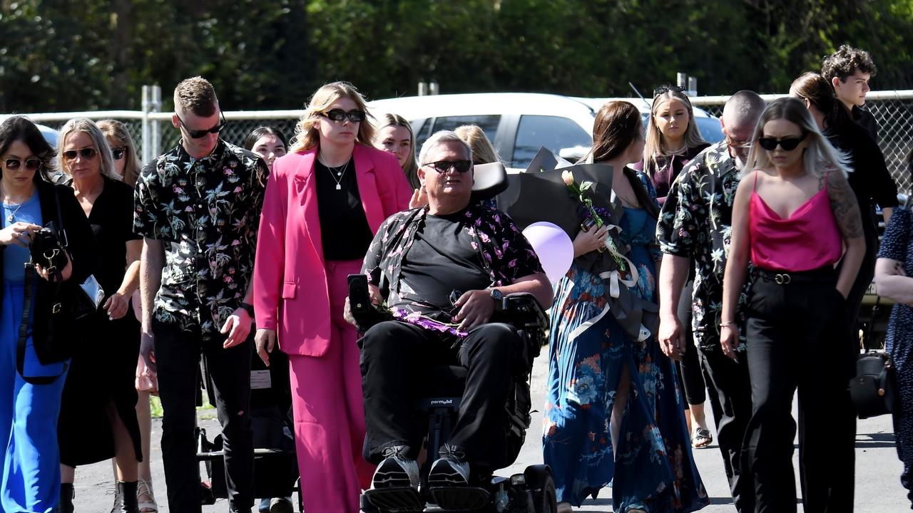 The funeral of one of the Buxton crash victims Lily Van De Putte, farewelled at St Anthony's Catholic Church, Tahmoor. Picture: Backgrid via NCA NewsWire