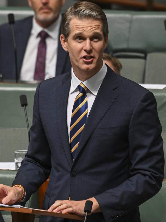 Labor’s Andrew Charlton in parliament. Picture: NCA NewsWire / Martin Ollman