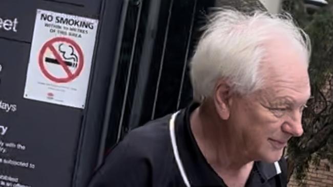 Mark Stephens leaving Batemans Bay Local Court.