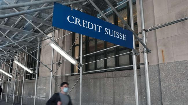 Investment bank Credit Suisse is understood to be preparing for another management reshuffle after a year of crisis. Picture: Spencer Platt/Getty Images/AFP