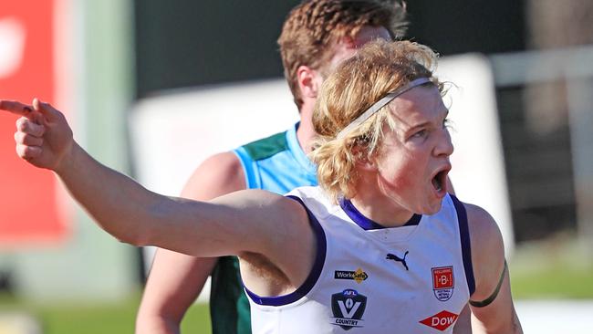 Jasper Blair kicked a goal for Queenscliff. Picture: Mark Wilson