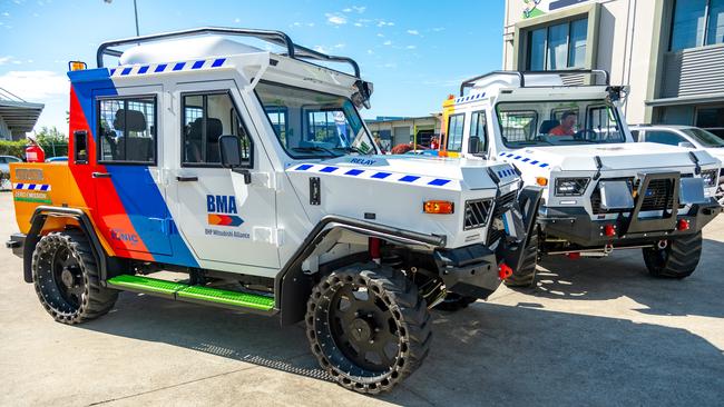 BMA Launches its first Battery Electric Underground Coal Mine Vehicles. Picture: Daryl Wright