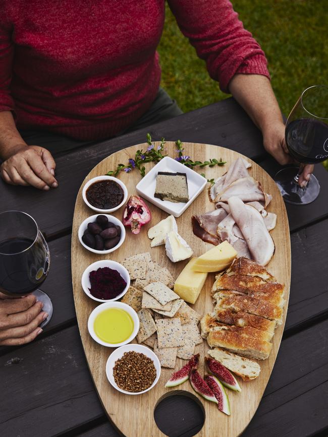 The regional platter at Gemtree Wines