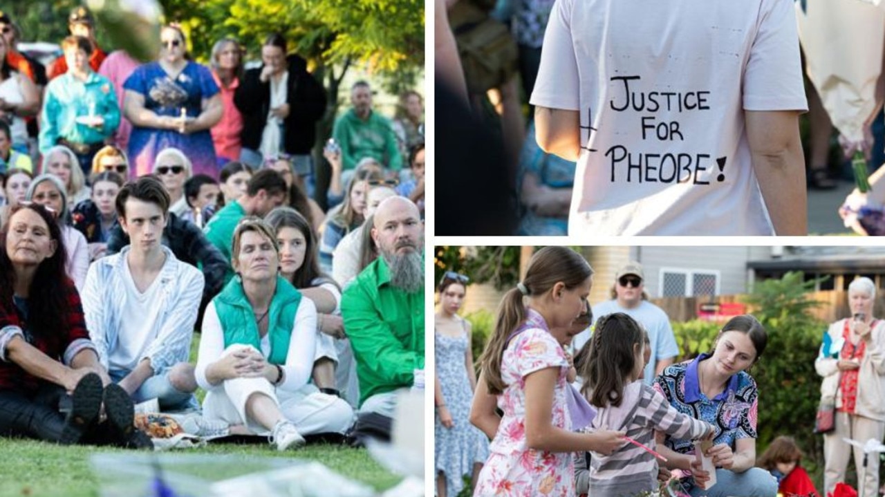 Heartbreaking scenes in vigil for slain teen