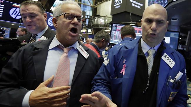 Wall Street fell in early trade. Pic: AP