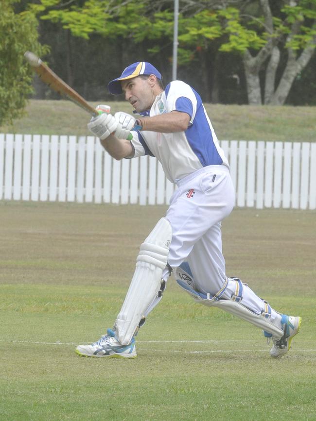 Harwood’s Evan Lewis has scored 176 runs including 32 boundaries so far this season.