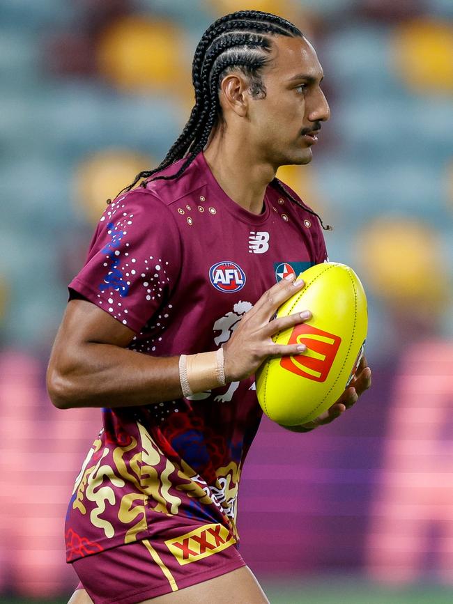 Bruce Reville is an instant fan favourite. Picture: Russell Freeman/AFL Photos via Getty Images