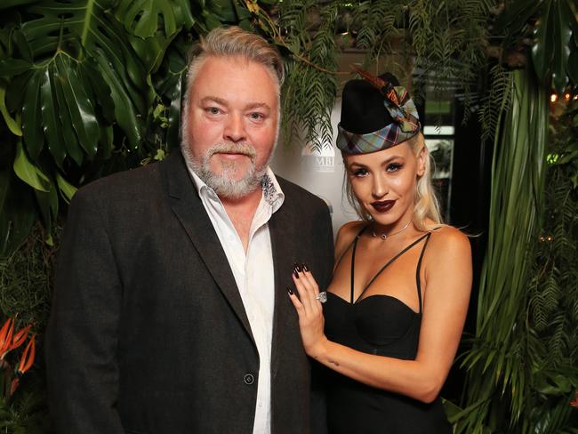 Kyle Sandilands and Imogen Anthony. Picture: Toby Zerna