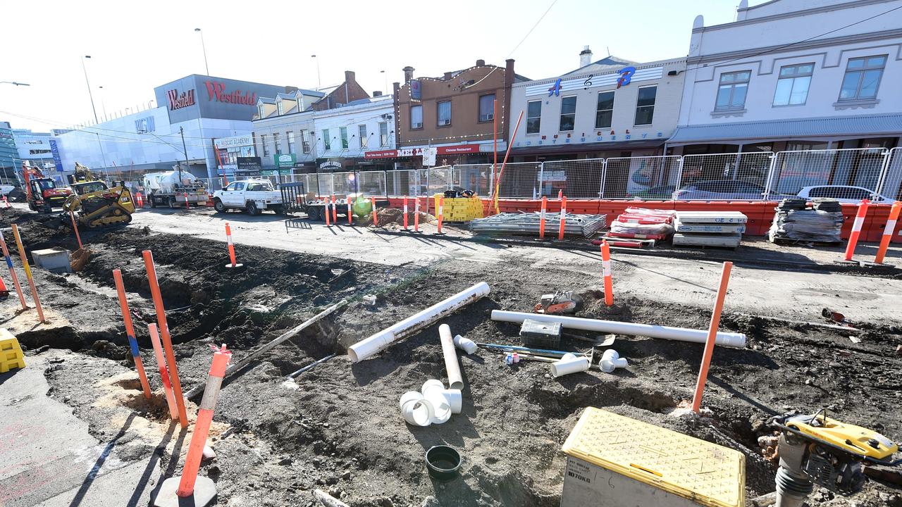 Malop St business owners have said turnover has halved since “green spine” works commenced.