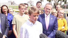 Teen Asks For Yes Vote on Same-Sex Marriage Plebiscite. Credit - Bill Shorten MP via Storyful