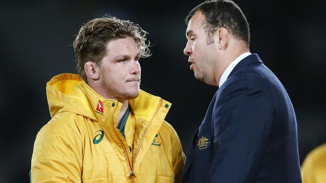 Michael Cheika will be leading the Wallabies through to the World Cup. Picture: Getty.