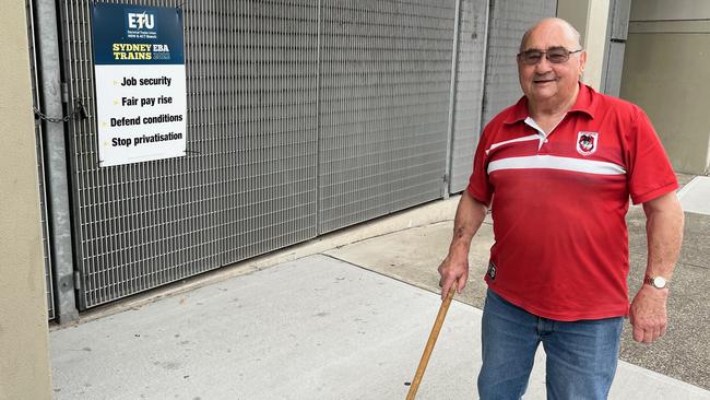 The company cut and excavated the pavement to repair cable conduits on the east side of Station Street in October 2017 about six weeks before Geoffrey Barker tripped and injured himself. Picture: Supplied