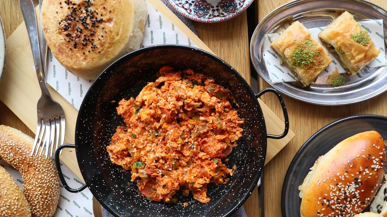 Pastries with Turkish eggs. Picture: Jenifer Jagielski