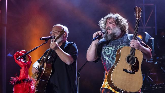 Jack Black said he and bandmate Kyle Gass are still friends following the incident, and that the band will be back “when it feels right”. Picture: Scott Legato/Getty Images.