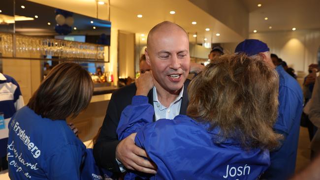 Treasurer Josh Frydenberg at his Kooyong campaign launch. Picture: NCA NewsWire /Brendan Beckett