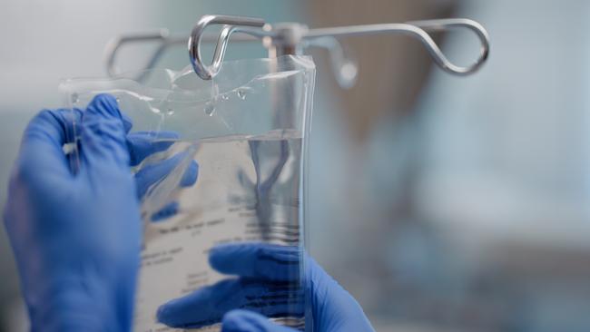 IVF fluids are crucial during surgery. Picture: iStock