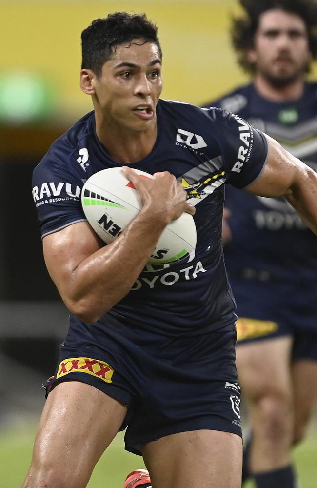 Heilum Luki’s stocks have improved with Luciano Leilua’s move to the Dragons. Picture: Ian Hitchcock/Getty Images