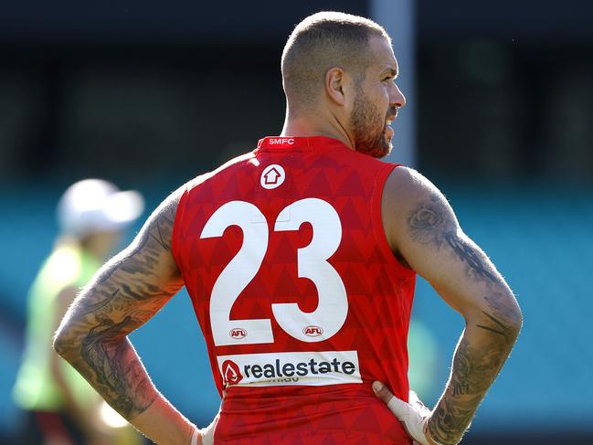 Sydney's Lance Franklin during the Sydney Swans training session at the SCG on June 14, 2023. Photo by Phil Hillyard(Image Supplied for Editorial Use only - **NO ON SALES** - Â©Phil Hillyard )