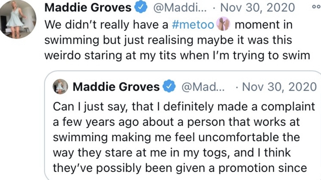 Maddie Groves tweets