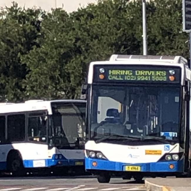 Keolis Downer is looking to recruit more driver on the northern beaches at the Brookvale Bus Depot on Friday. Picture: Jim O'Rourke