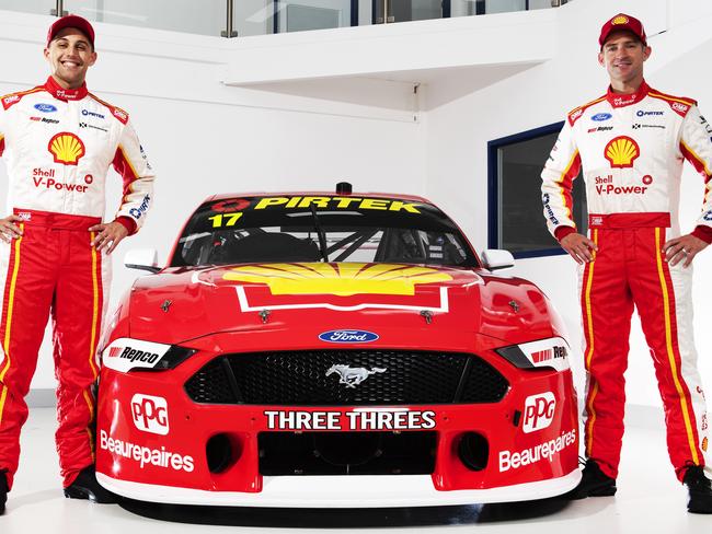 Dick Johnson Racing Supercars.** EMBARGO FOR FRIDAYS PAPERS 6/11 ** Shell V-Power Racing Team announce 2021 driver line up - Anton De Pasquale and Will Davison.Picture: NIGEL HALLETT