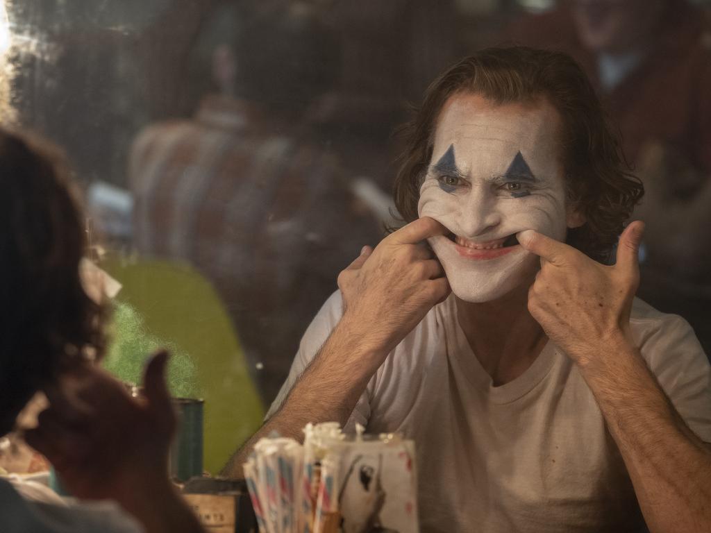 Joaquin Phoenix in a scene from Joker.