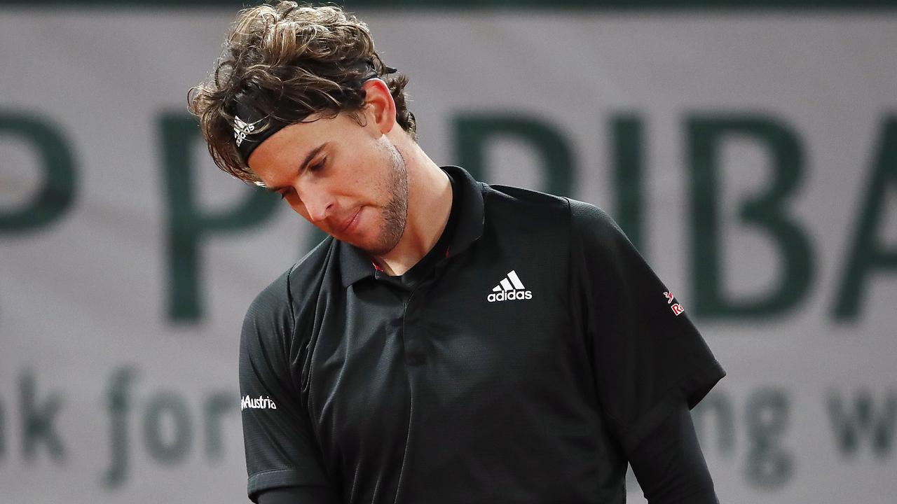 Thiem had to play much of his tennis in front of no fans in 2020 because of COVID-19. Picture: Clive Brunskill/Getty Images