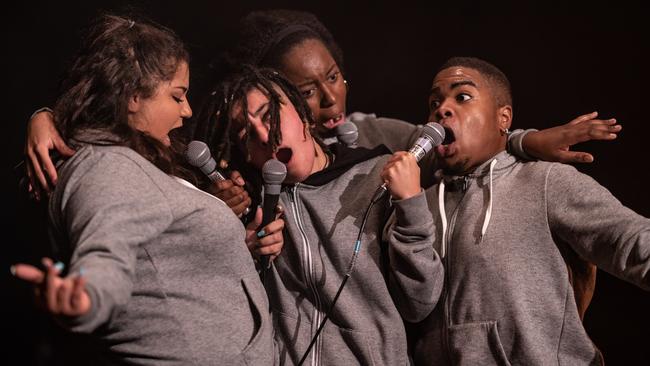 Frankenstein: How to Make a Monster by Battersea Arts Centre Beatbox Academy. Picture supplied by RCC