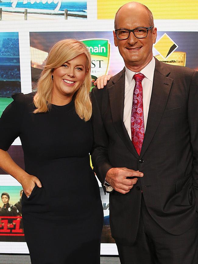 Sunrise’s Samantha Armytage and David Koch. Picture: Channel 7