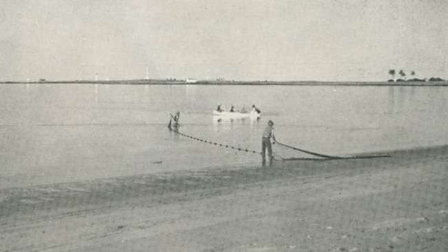 Burnett Heads, 1927. A growing seaside resort at the Burnett River’s mouth that featured a lighthouse, pilot station, and facilities for fishing, bathing, and schooling. Source: The Burnett and Isis Pictorial via Centre for the Government of Queensland