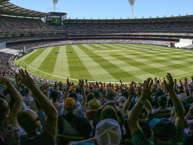 The crowd at the MCG during day one of the Ashes match between Australia and England in 2017. Picture: Getty