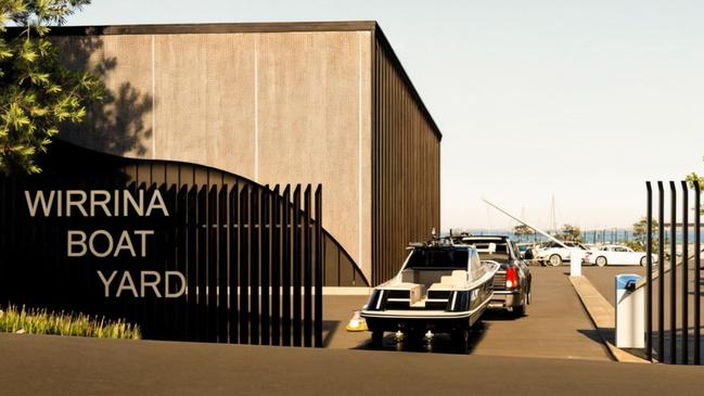 The proposed Wirrina Boat Storage site. Picture: Supplied