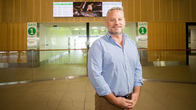 Hobart Airport Acting CEO, Matt Cocker said Tassie should “boldly” be pursuing flights out of the state. Picture: Richard Jupe