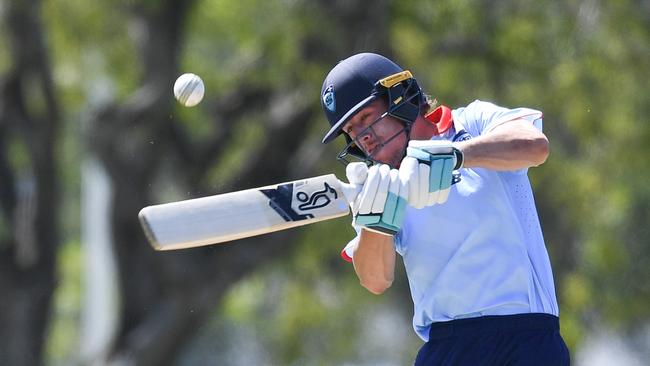 NSW Metro batter Ryan Hicks during the grand final at Karen Rolton Oval 22 December, 2022, Cricket Australia U19 Male National Championships 2022-23.Picture: Cricket Australia.