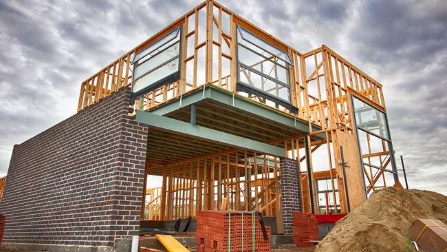 A new home under construction. Picture: istock