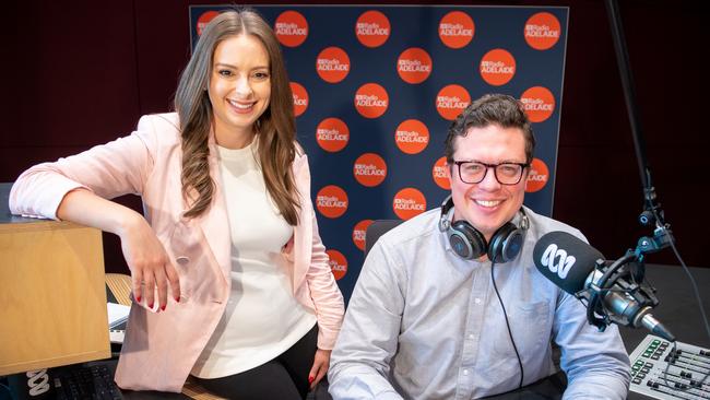 Stacey Lee and Nikolai Beilharz have presented the ABC Radio Adelaide breakfast show since the start of last year.