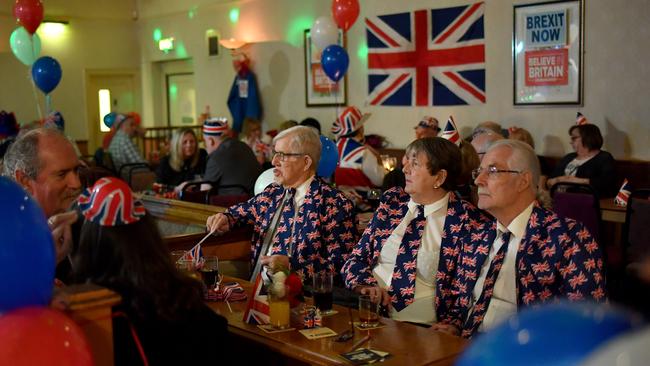 The Brexit party at Woolston Social Club in Warrington, United Kingdom. Picture: Getty