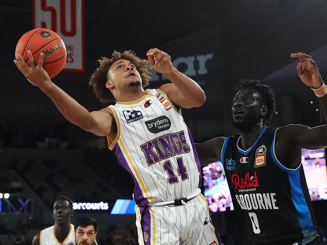 Biwali Bayles scored the Kings’ only field goal in the first quarter. Picture: Getty Images