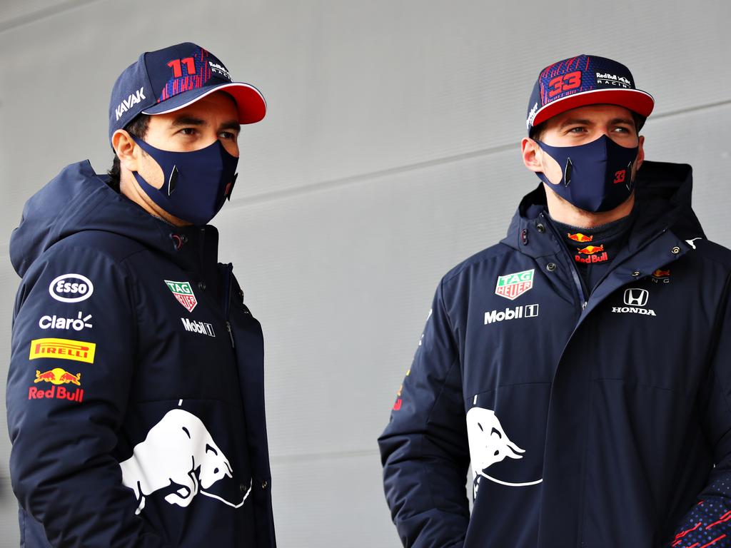 Sergio Perez (L) and Max Verstappen are hoping for big things.